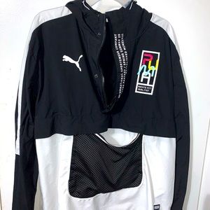 XL Puma Half Zip Jacket w/ Hood